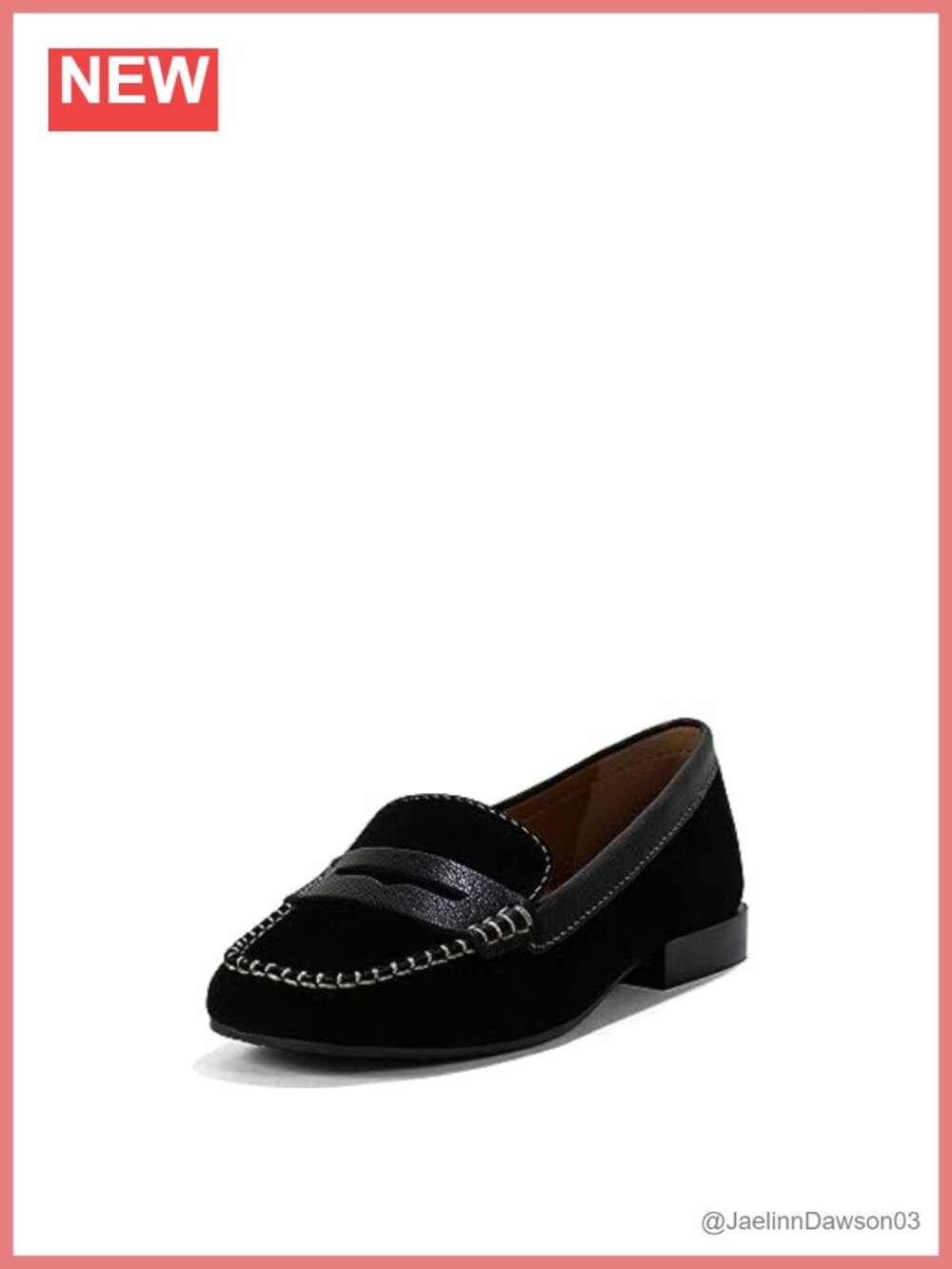Suede Loafers with Memory Foam Insole Penny Keeper Slip-On